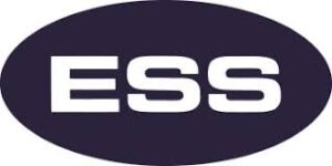blue circle with ESS letters in white